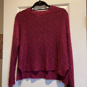 magenta sweater
